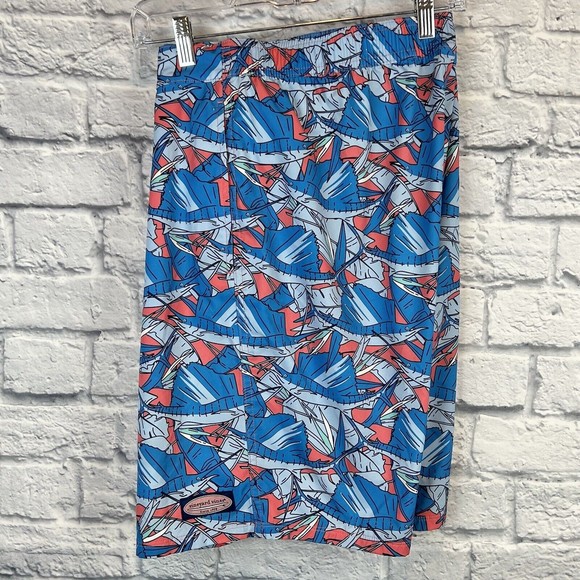 Vineyard Vines Blue Swordfish Sailfish Swim‎ Beach Montauk Board Shorts Size 40 - Picture 3 of 10